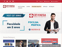 Tablet Screenshot of cetfaesa.com.br